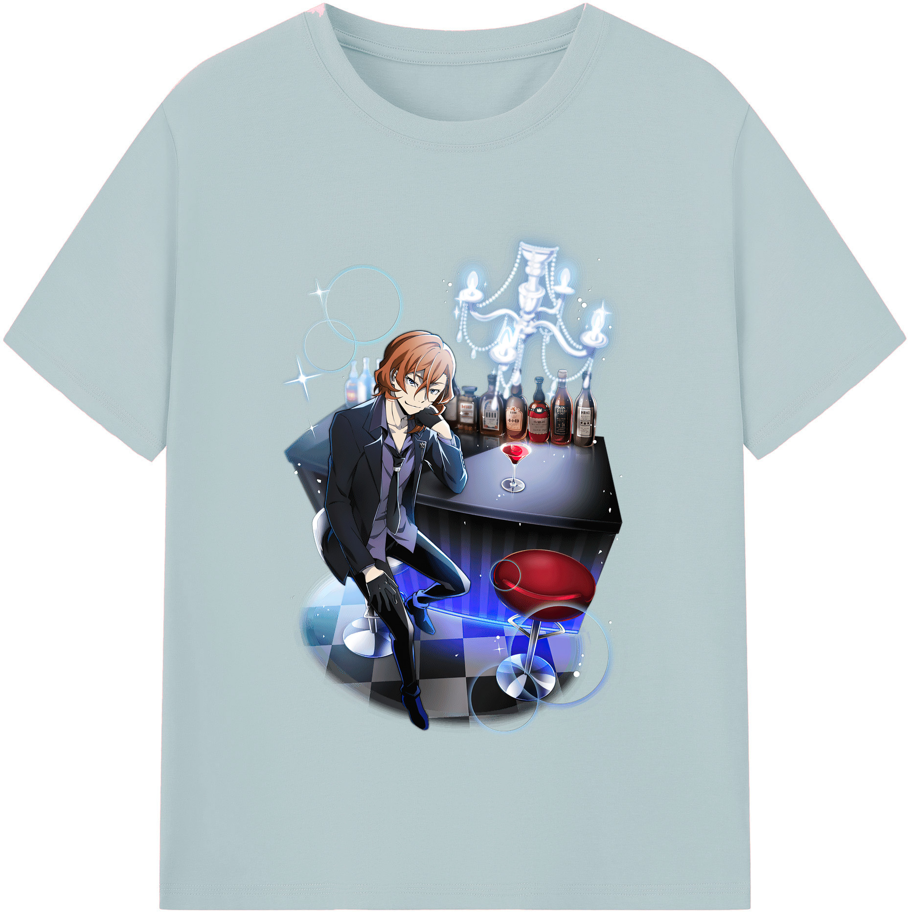 （画像用） 文豪ストレイドッグス Bungo Stray Dogs 綿100％半袖Tシャツ（フロントプリント）